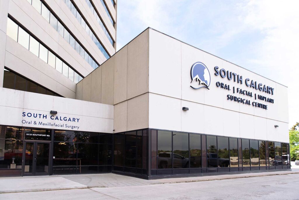 Exterior of South Calgary Oral Surgery building, an oral surgery clinic in South Calgary.